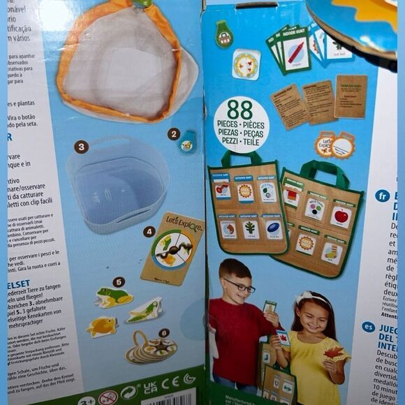 NIP Melissa & Doug Let's Explore Critter Net & Scavenger Hunt Play Sets Ages 3-6 - Picture 3 of 4